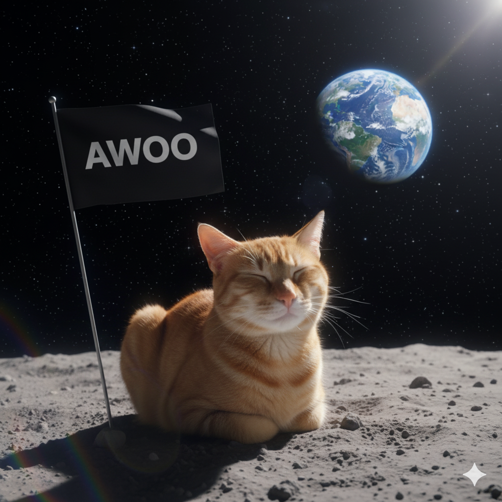 AWOO with Base Necklace